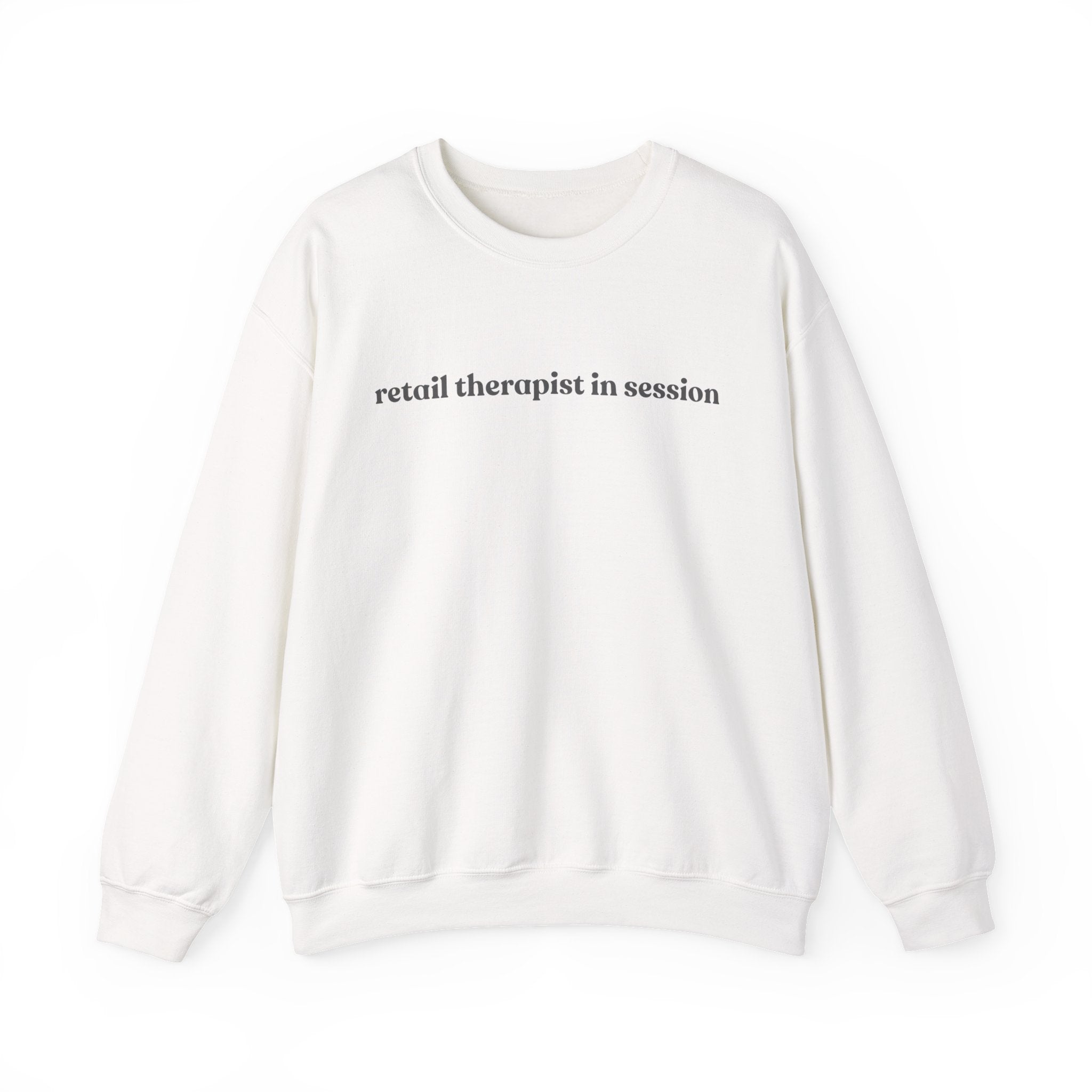 Retail Therapist Crewneck Sweatshirt