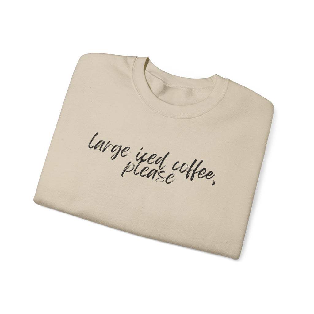 Large Iced Coffee Crewneck